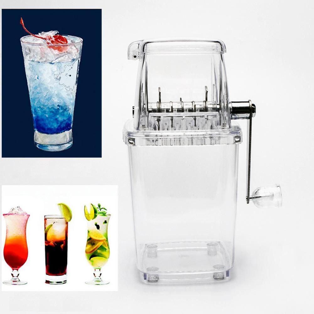 Multifunction Manual Mini Home Ice Shaver Crusher Handheld Snow Manual Crushing Ice Machine