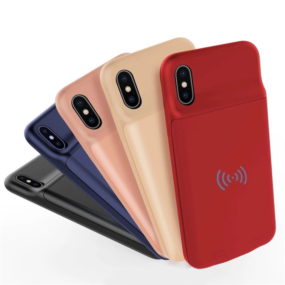 PINZHENG 3600mAh Ultra Slim Wireless charging Battery Case For iPhone X Charging Case For iPhone X External Battery Charger Case