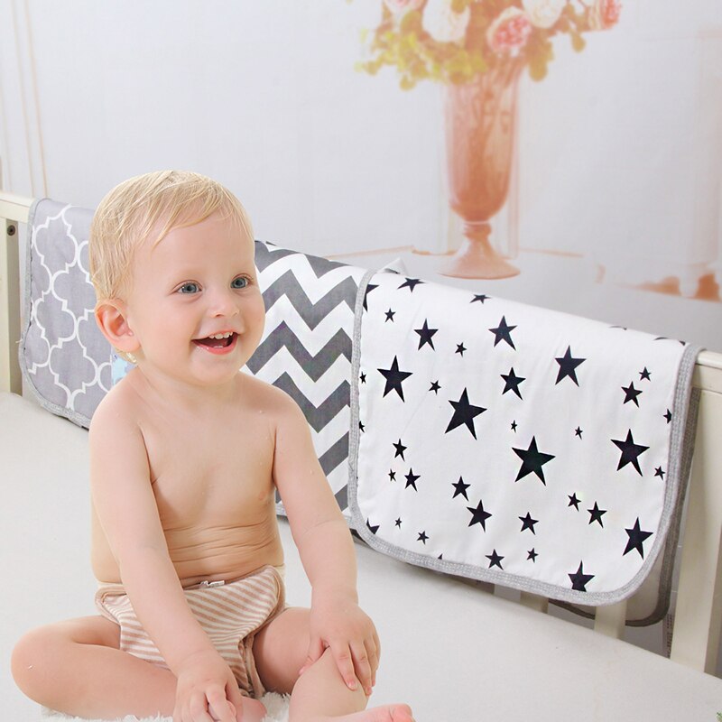Tragbare Neugeborenen Wasserdichte Baby Ändern matt 60X37cm Kleinkind Faltbare Reise Ändern Windel Windel Liner Pad