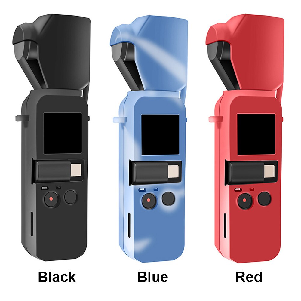 Tragbarer, strapazierfähiger silikon-gurt mit verstellbarer öffnung, rutschfester schutzhülle, weich, einfach anzubringen, stabiler tragegurt, verlustschutz für dji osmo pocket