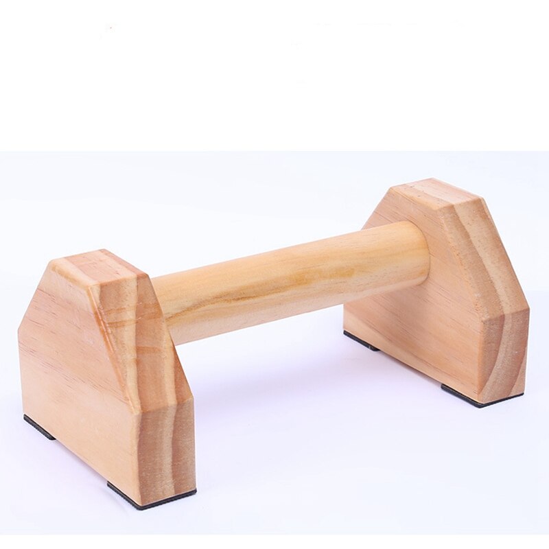 YN-Environmentally-Friendly Wooden Fitness Exercise Inverted Parallel Bars Double Pole Push-Up Stand Fitness Equipment