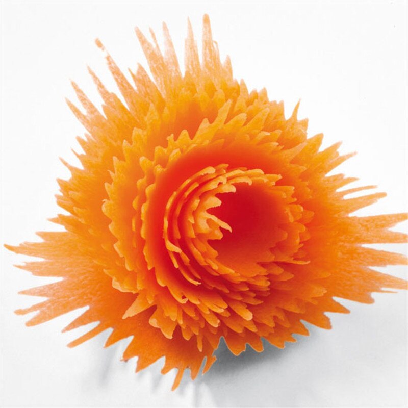 1 stuks fruit- en groentesnijder van kunststof, roterende schil- en snijvorm, keukengadget, kookgereedschap