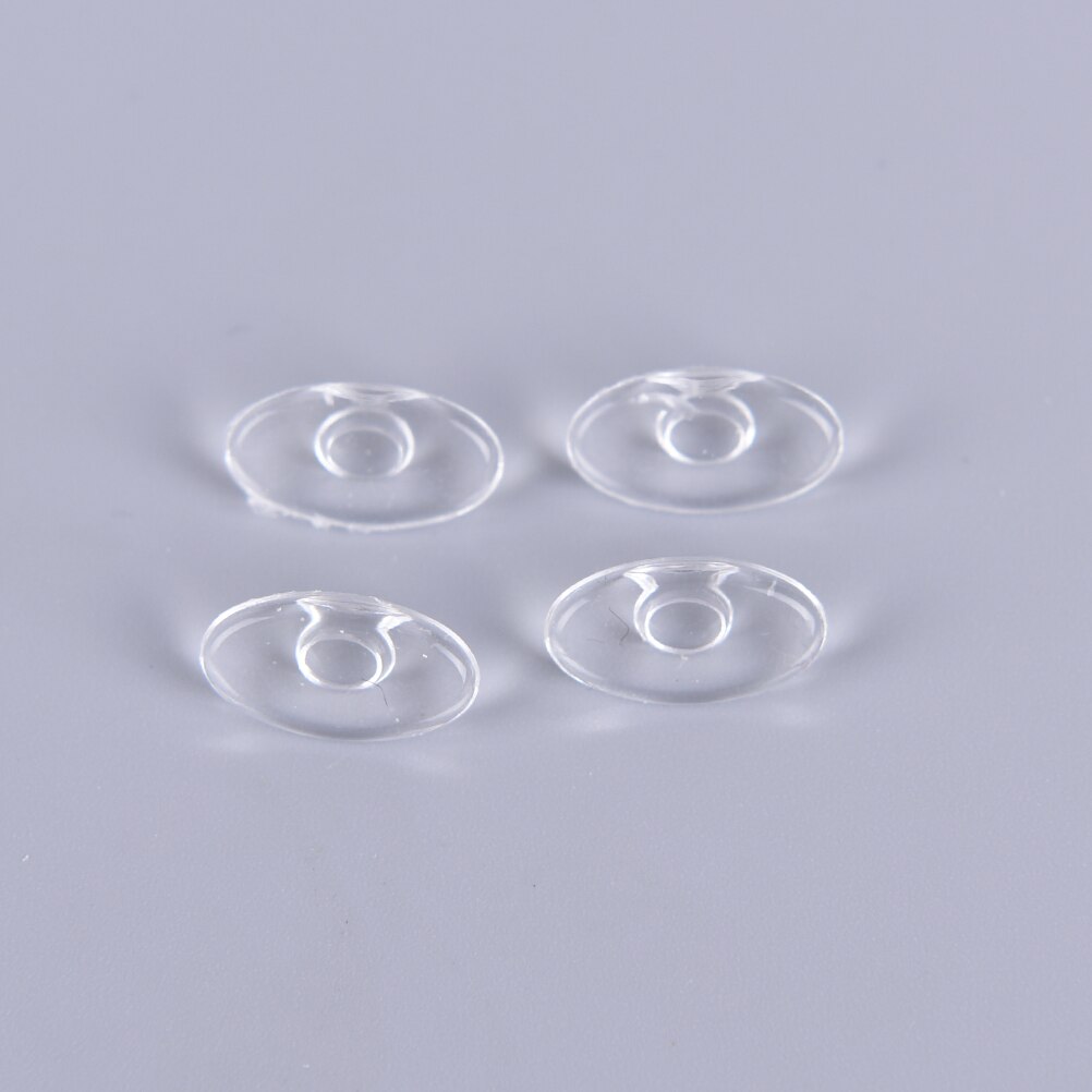 10 stuks = 5 paar handige, zachte, antislip siliconen neuspads voor brillen, zonnebrillen, schroefdopjes