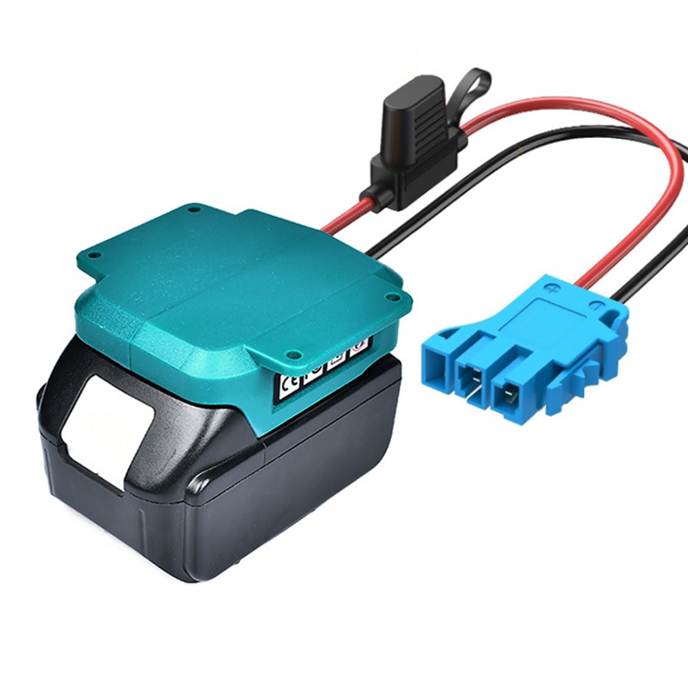 ABKY-Power Wheel Adapter for Makita 18V LXT Battery with Wire Harness Connector & Fuse for Peg-Perego 12 Volt Power Wheel