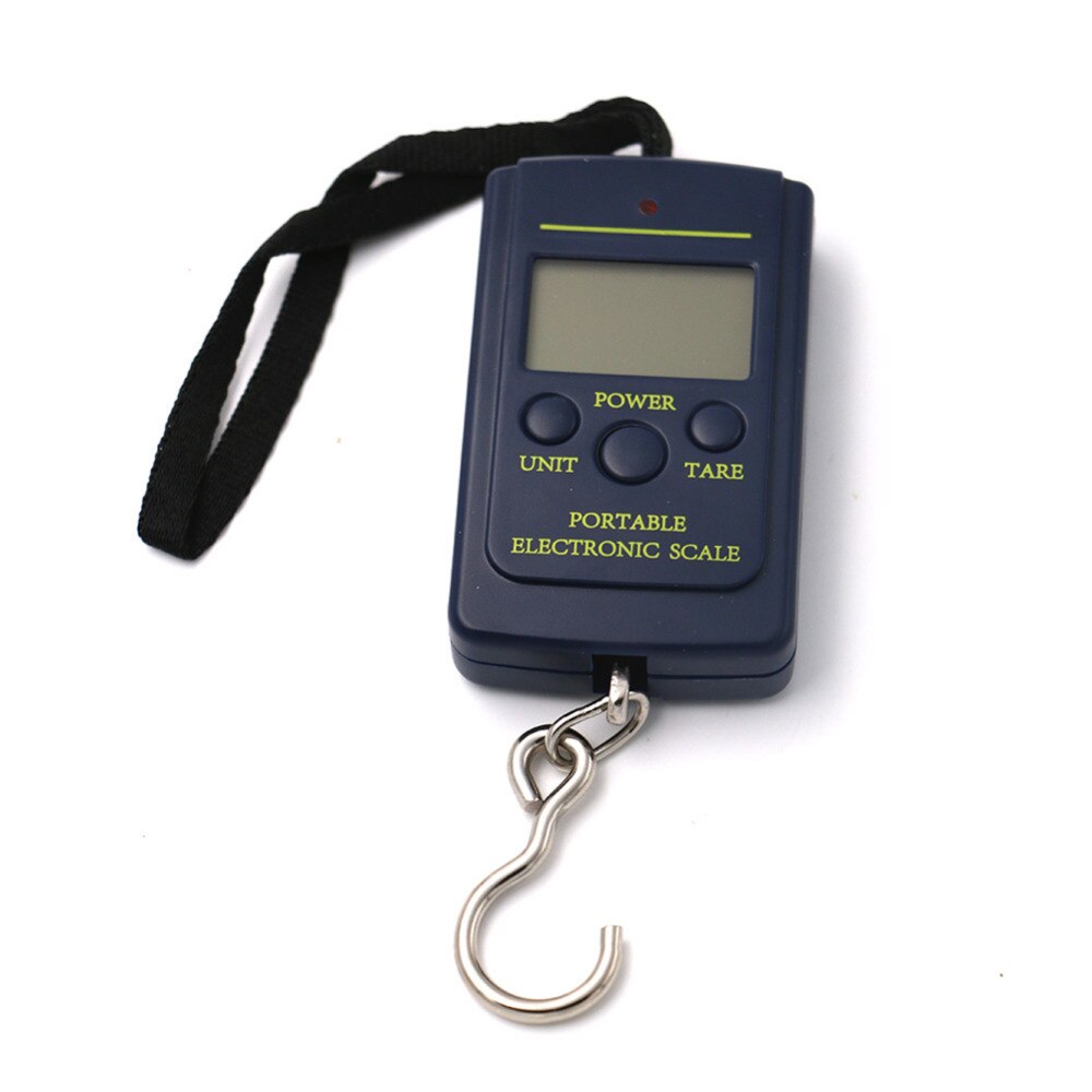 40 kgx 10g mini digitaalivaaka tasku asteikot kalastukseen matkatavarat matka painotus puntari hirttämällä elektroniset koukku mittakaavassa käyttöön 2* aaa