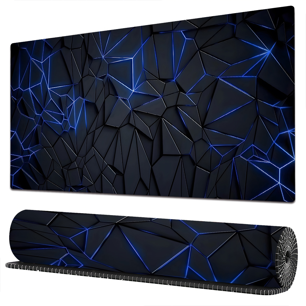 PC gamer Mouse Pad Gaming Accessories Large Sense of technology gaming mats Desk Mat Keyboard expansion pads Rubber anti-slip: 40x30 cm / WHITE