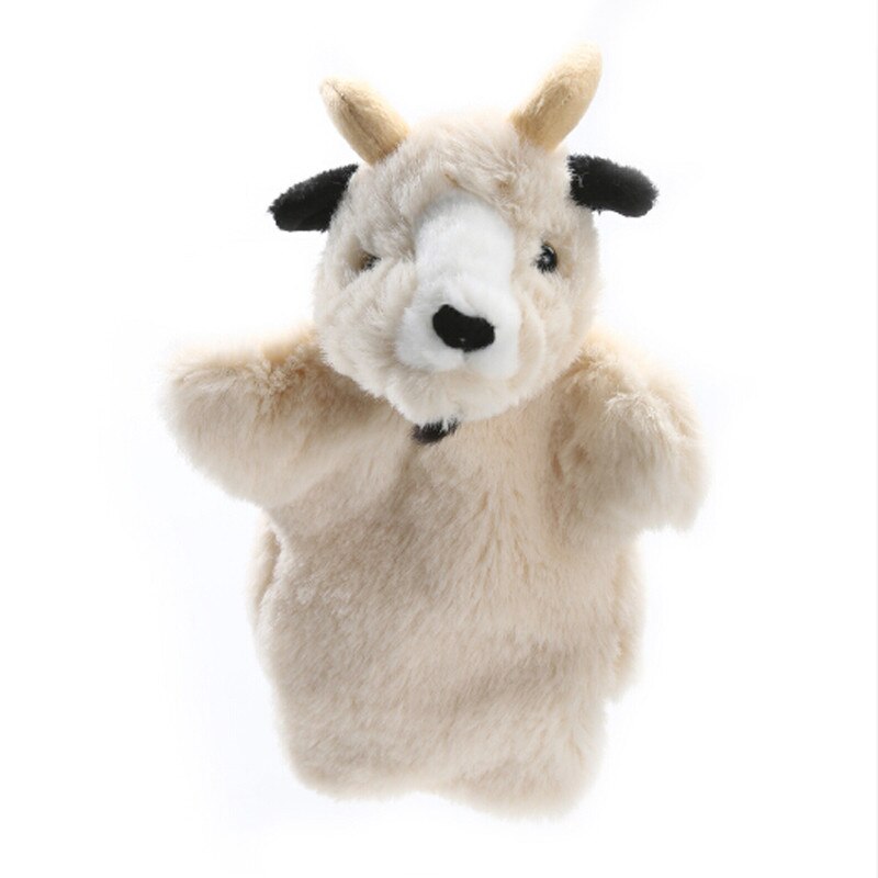Cabra pequeño Animal estilismo dedo muñeca juguetes colgantes de cama oveja mano títere