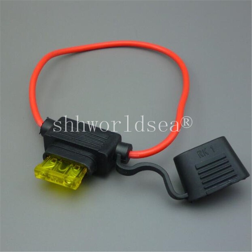 Shhworldsea medium bil blad sikringer sortiment standard sikring 1a 2a 3a 5a 7.5a 10a 15a 20a 25a 30a 35a 40a bil bil lastebil: 1 stk sikringsplugg