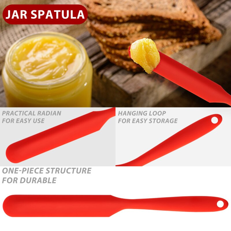 ANAEAT Silicone Cake Icing Spatula Bakeware Pastry Tool Cake Sugarcraft Butter Smoother Scraper Kitchen tool