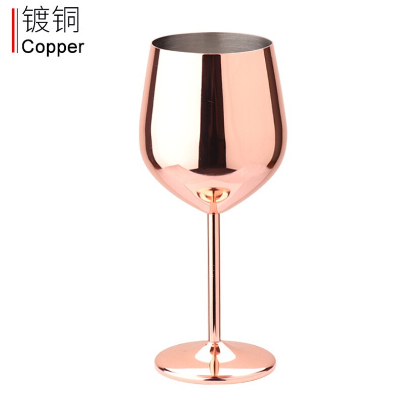 Rustfrit stål vinglas dobbeltvæggede isolerede ubrydelige bæger til champagne med rød hvidvin - genanvendelig kop: 5