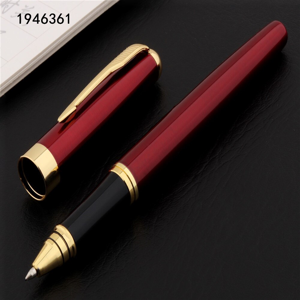 Luxe Pen 388 Kleur Zaken Kantoor Rollerball Pen School Student Kantoorbenodigdheden Balpennen: Red wine