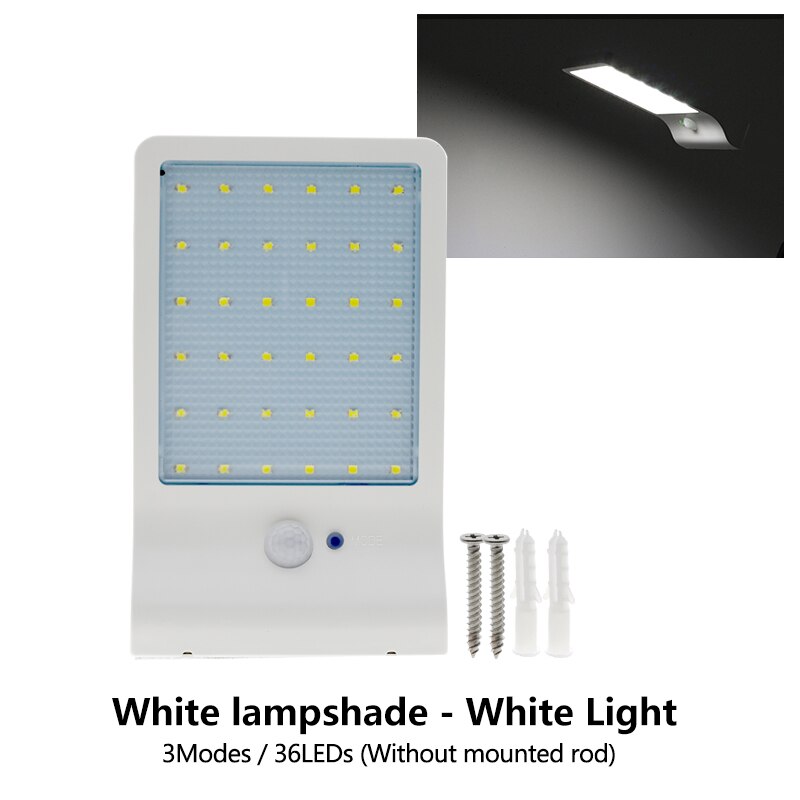 LED Zonne-straat Licht Outdoor Waterdichte Verlichting Voor Garden Wall PIR Bewegingssensor Afstandsbediening Energiebesparende Straat Lampen: Type 5