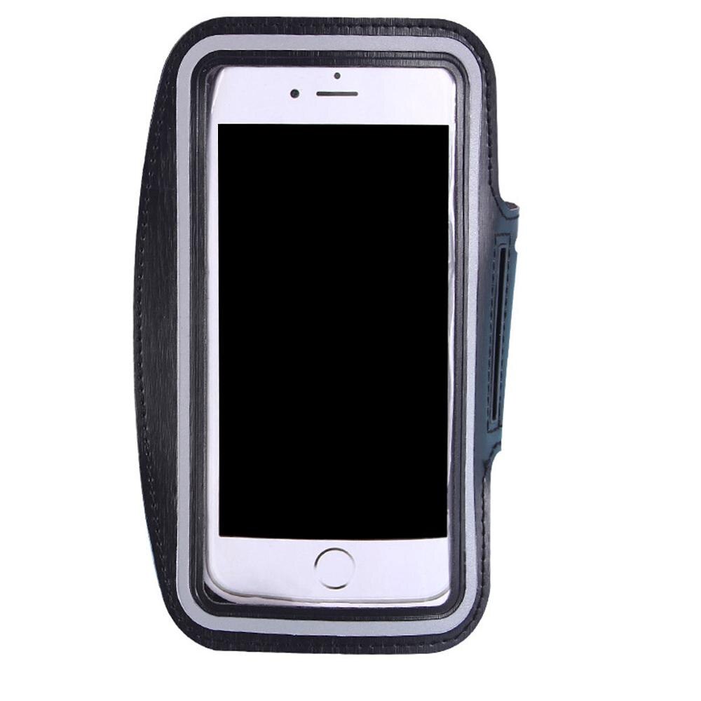 Bolso de brazo para teléfono móvil banda impermeable Deporte Running banda de brazo funda de entrenamiento para 5-6 pulgadas Bolsa de teléfono SAMSUNG iPhone: Small - 5 inches / Black