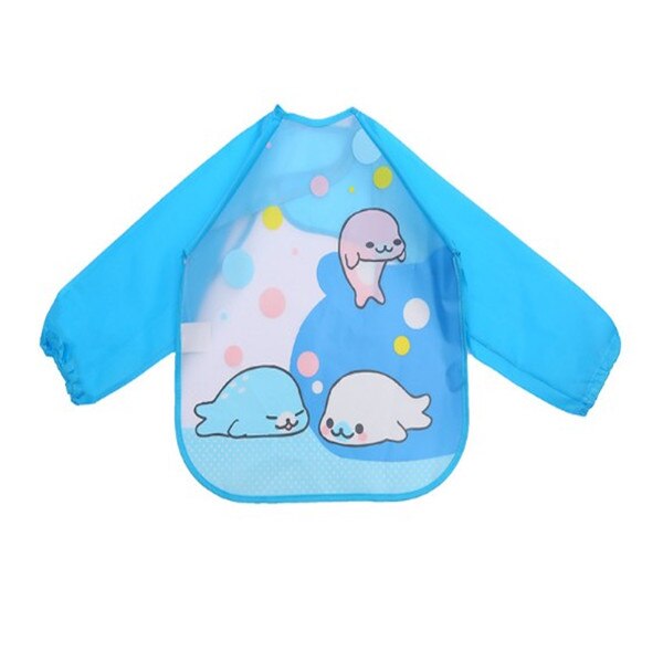 Cartoon Baby Lätzchen Wasserdicht Langarm Schürze Kinder Fütterung Kittel Lätzchen Spuck Kleidung Weiche Essen Kleinkind Baberos Bavoir Kleidung