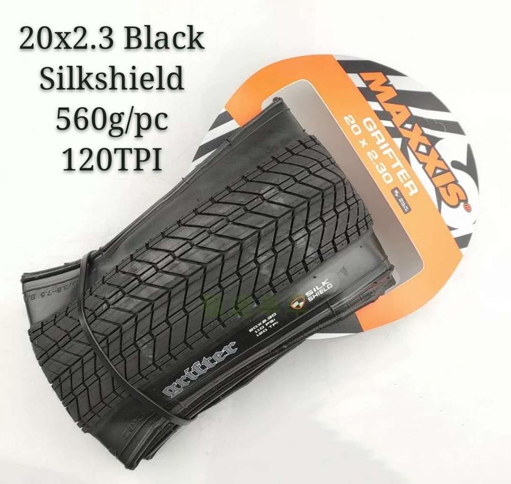 Maxxis grifter polkupyörän rengas 20 20*2.1 20*2.3 29*2.0 bmx polkupyörän renkaat 120 tpi taitettava pyöränrengas: 20 x 2.3 mustaa