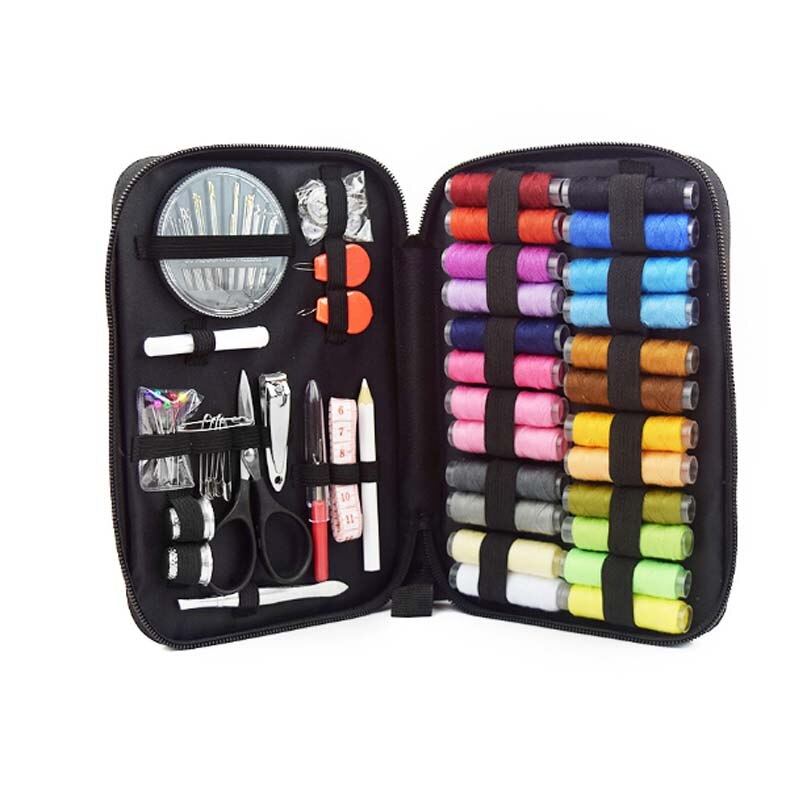 DIY Sewing Kit Multifunctional Sewing Box Set Household Sewing Thread Manual Set 97PCS Set Sewing Kit Set Sewing Accessories: 90pcs