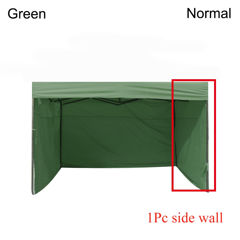 Tente imperméable portative extérieure d'ombre de jardin de mur latéral de remplacement de tente imperméable de tissu d'oxford abri sans dessus d'auvent: 3x3x2m-2