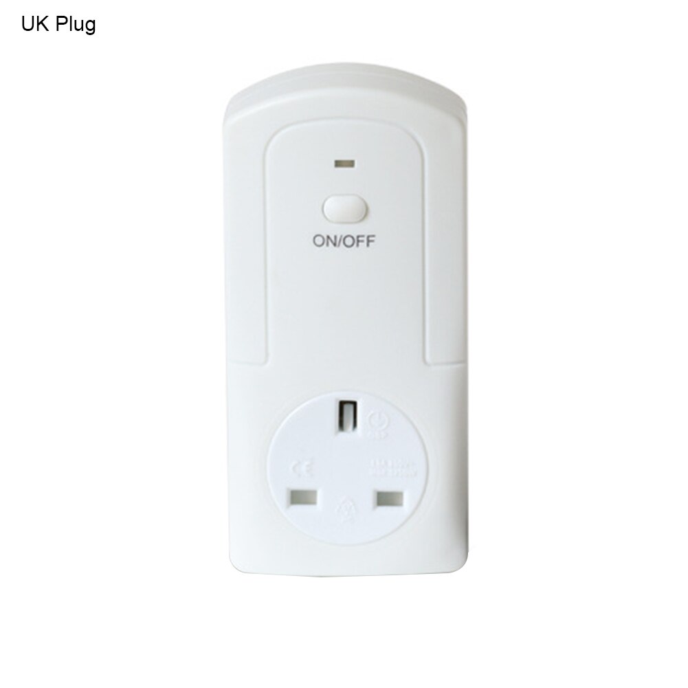 Temperatur luftfuktighet wifi termostat modul timer smart eluttag vägguttag modul timer smart eluttag vägguttag: Vit uk-kontakt