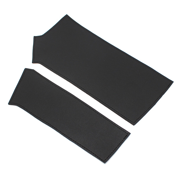 Voor Bmw 5 Serie E60 2004 2005 2006 2007 Auto Center Armsteun Doos Pad Microfiber Leather Cover: black for LHD