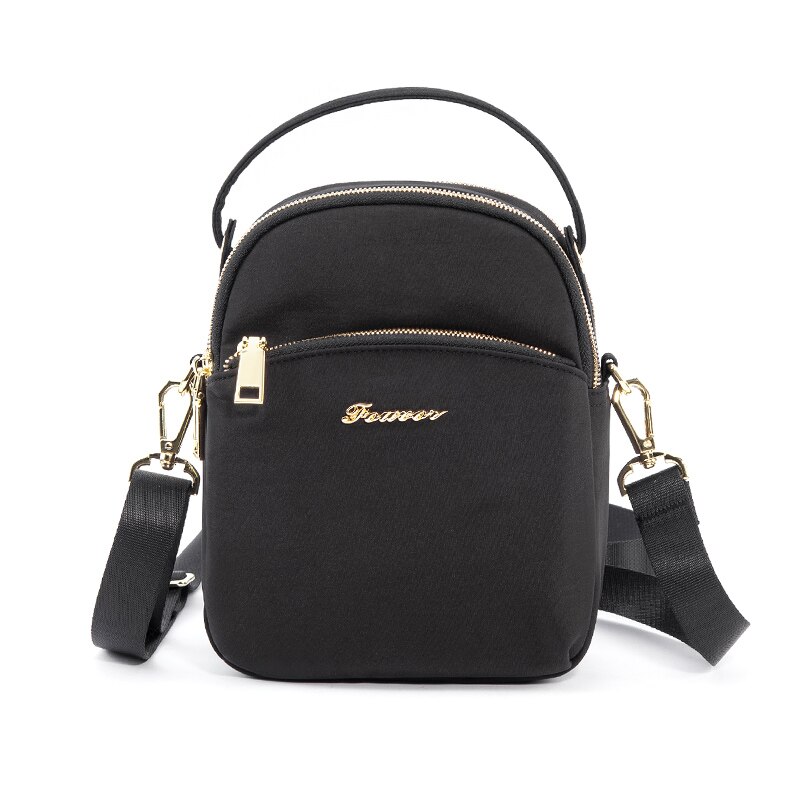 Borse da donna autunno moda 2021 focus per donna borsa a tracolla semplicemente elegante borsa da viaggio in Nylon con cerniera in Nylon 2967-06