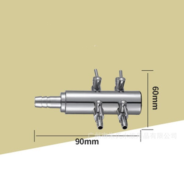 4/8mm akvaarion ilmanjakaja ilmalinja letku ilmavirran jakaja ilmaventtiilin ohjain kytkin ilmajakotukit hanat akvaarion tarvikkeet: C - 4- suuntainen