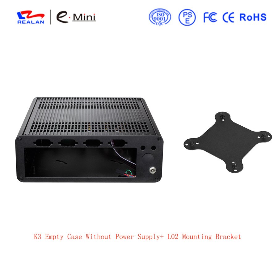 Realan K3 Mini Itx Fall Aluminium Computer Fall Aluminium PC Chassis: Empty Case With L02