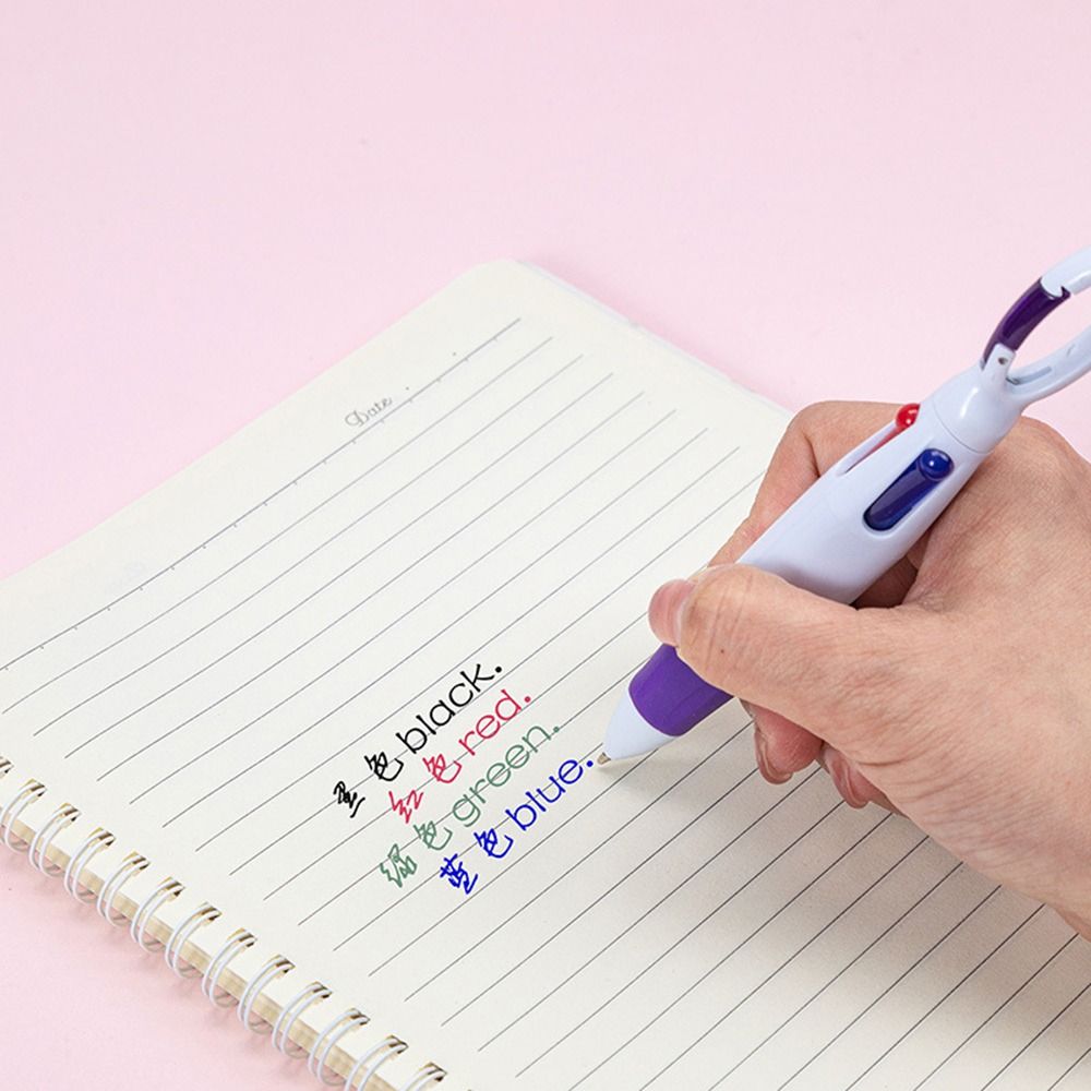 Firefarget kulepenn sykepleierpennsett for navneskilt inkludert spiss markeringspenn permanent tusjpenn kulepenn for sykepleiers arbeid