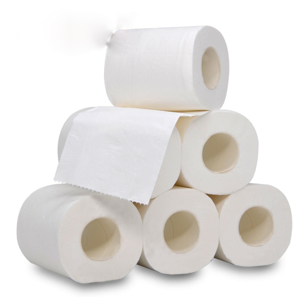 1 Roll Rolo de Papel Higiénico Papel Higiênico Polpa De Madeira Casa de Banho Rolo de Papel Higiênico Macio Primária Forte Absorção de Água De Papel Tissue