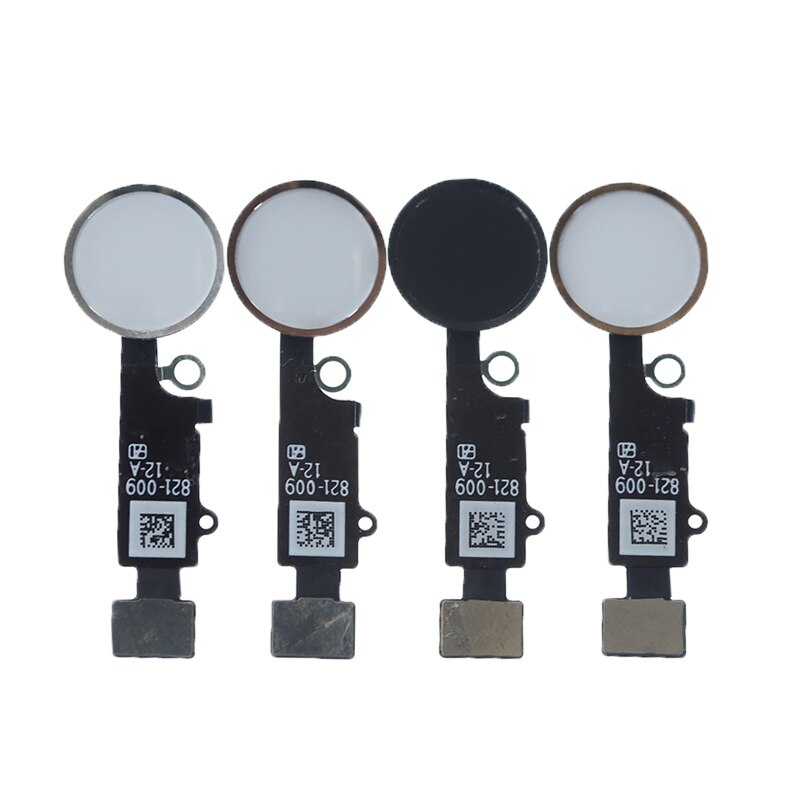 MHCAZT-botón de inicio con Cable flexible para iPhone 8 8 PLUS, conjunto flexible para casa, color negro/Blanco/dorado, 1 unidad