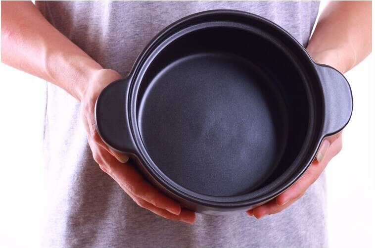 1.6L Pink Cartoon Ceramic Casserole Saucepan High temperature resistance Soup Porridge pot Spodumene Slow cooker 23.5x10cm