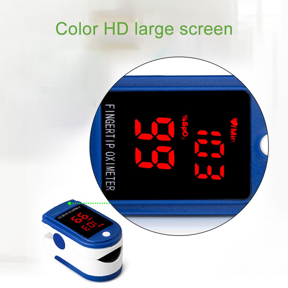 oximetro Household Digital Fingertip pulse Oximeter Blood Oxygen Saturation Meter Finger SPO2 PR Monitor health Care