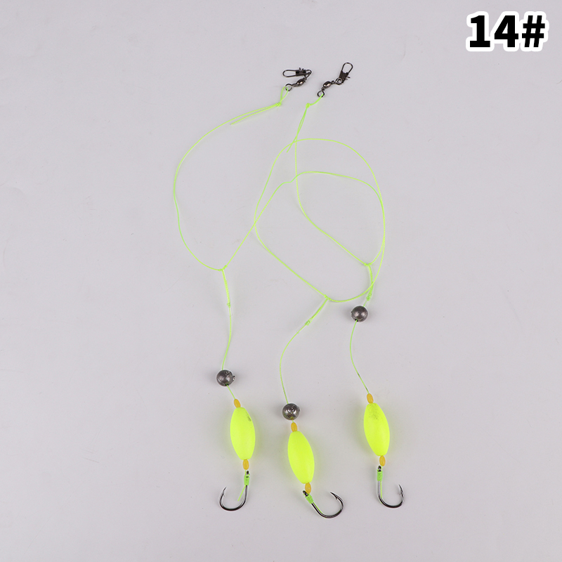 1 Set Size3#-14# Pesca Carp Rigs Fishing Lure Three Hook Fishing Hair Rigs Hook Suspension Anti Bottom Carp Fishing Hook: Other