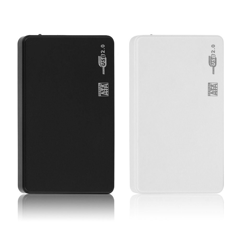 2.5 Inch Usb Hdd Case Sata Naar Usb 2.0 Hard Drive Disk Sata Externe Behuizing Hdd Harde Schijf Doos Met usb Kabel