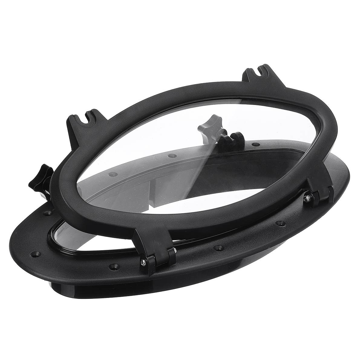 Open Portlight Window Port Hole Replacement Boat Marine Yacht: Black