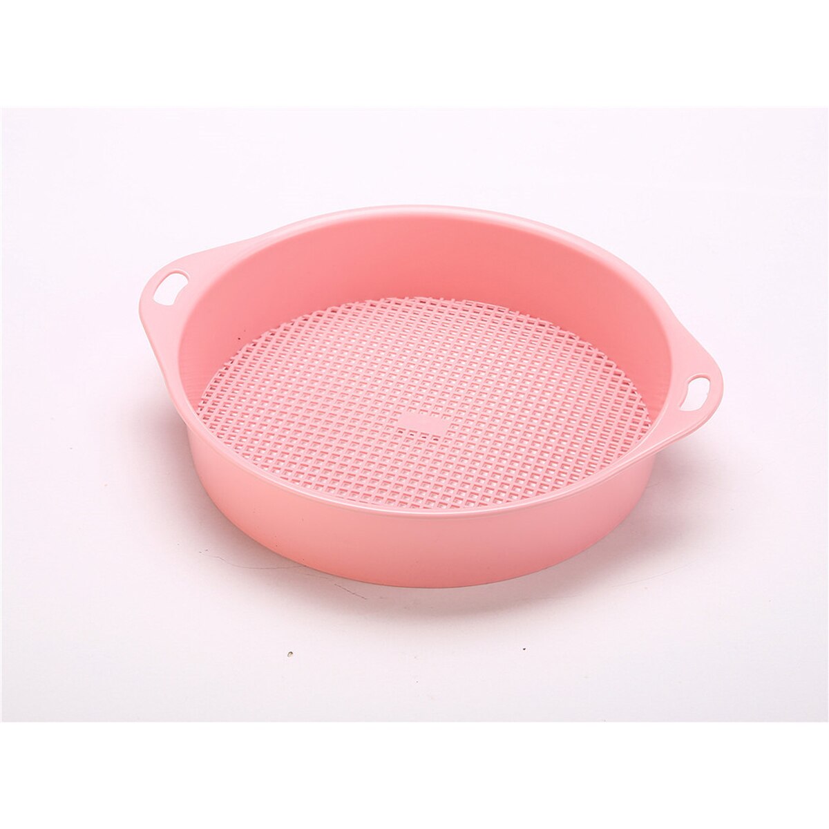 BESTOARD 4pcs Garden Sieve Plastic Convenient Durable Gardening Supply Soil Sieve Cultivation Tools for Soil Stone with Handle