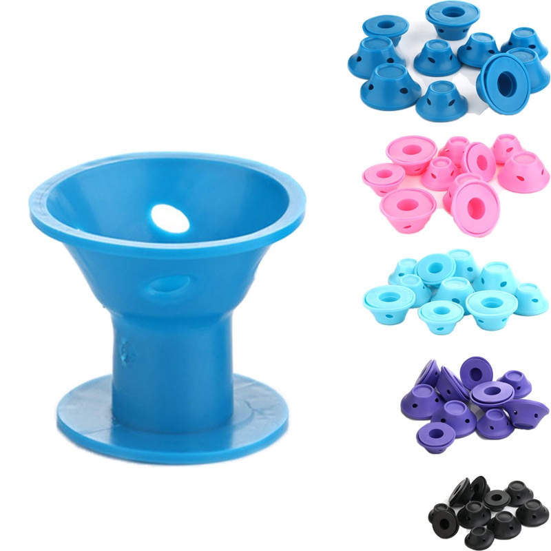 2/10/20/40 stücke Gummi Lockenwickler Silikon Heatless Lockenwickler Für Frauen Friseur Salon Lockenwickler DIY Haar Styling Werkzeuge