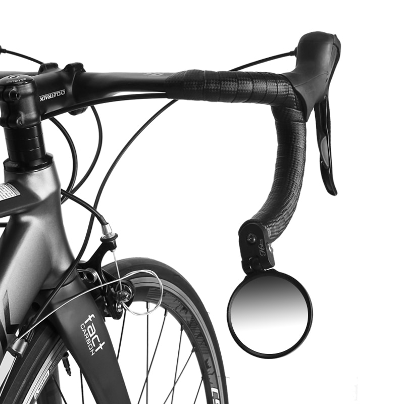 Styrende cykel spejl stål linse cykelspejl bagspejl bagspejl cykel tilbehør til mountain road bike