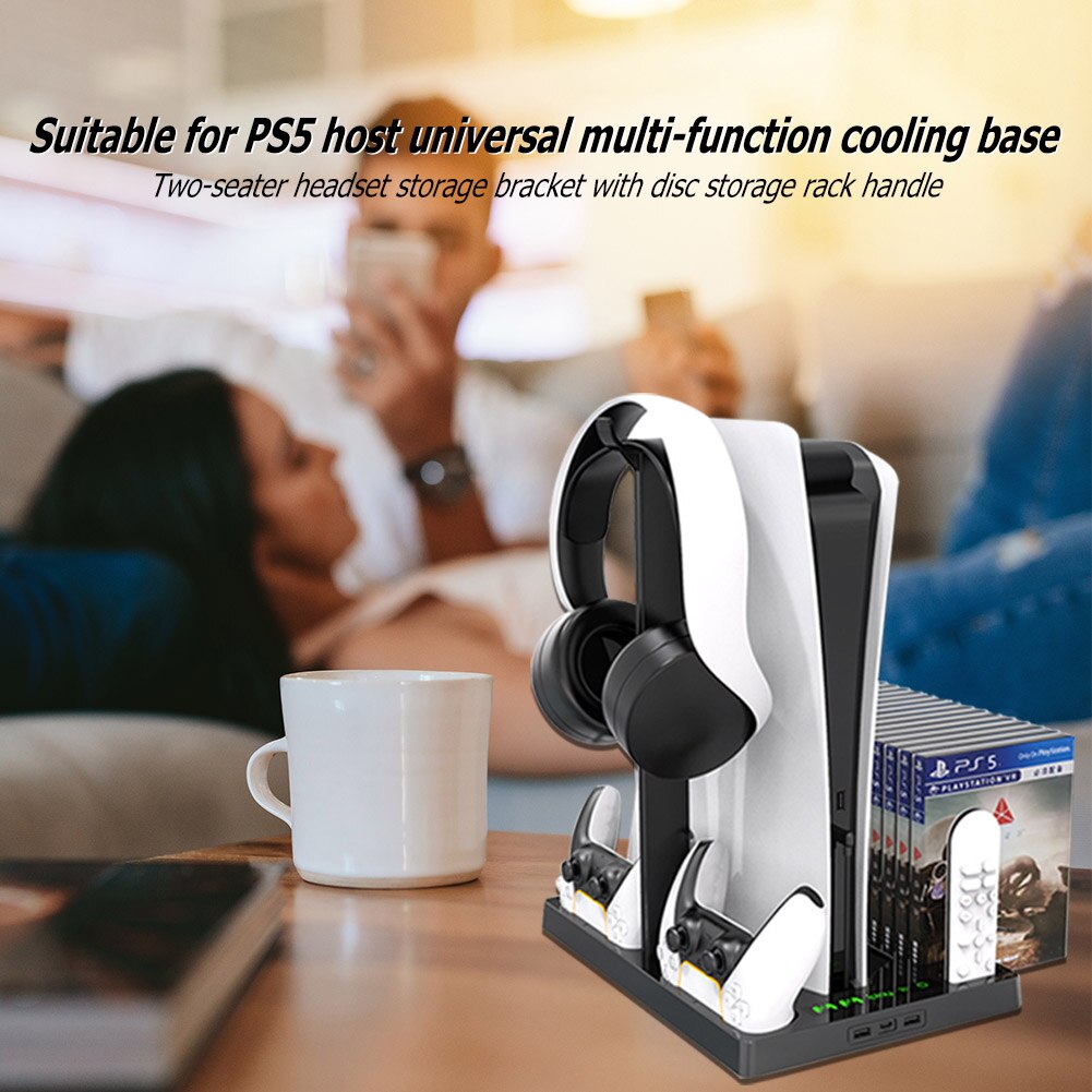 Dual Charging Dock Game Console Multifunctionele Cooling Stand Voor PS5 Universele Elektronische Machine Accessoires