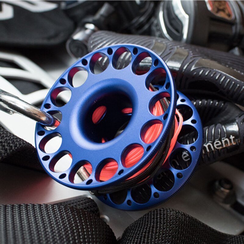 Best Divers Finger Reel – Messing-Karabiner Mit 30 M Seil, Perfekt Für Taucher