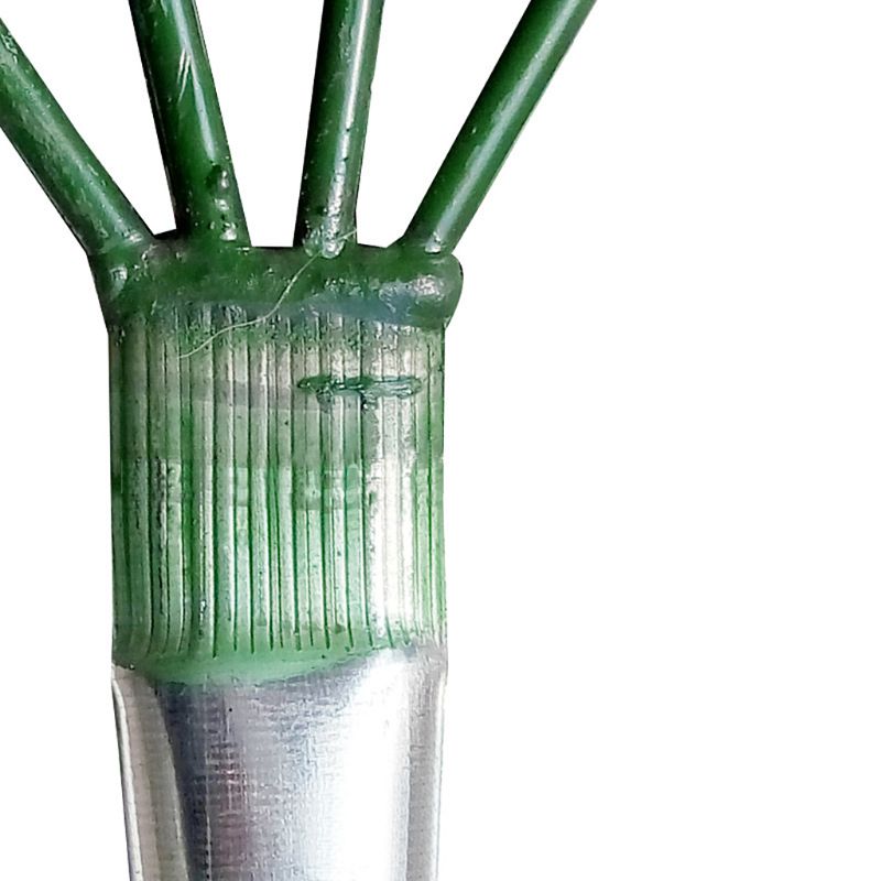 Agricultural Carbon Steel Four-toothed Tines Rake Small Handle Peanut Lawn Leaf Tweezers Garden Tools