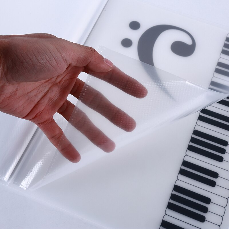 80 Sheets A4 Music Book Folders Piano Score Band Choral Data Book Large Capacity File Folder Portfolio Office Stationery