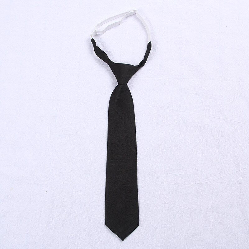 11 Solid Colors Men's Boy's Adjustable Neck Ties Narrow Necktie Accessories For JK DK School Uniform Students Cloths