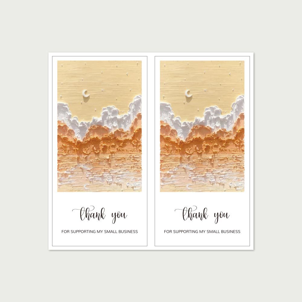 50 pezzi di adesivi di ringraziamento con fiori, etichette sigillanti per regali o adesivi decorativi per merci, adesivi sigillanti per imballaggi per piccole imprese: Di Colore Giallo chiaro