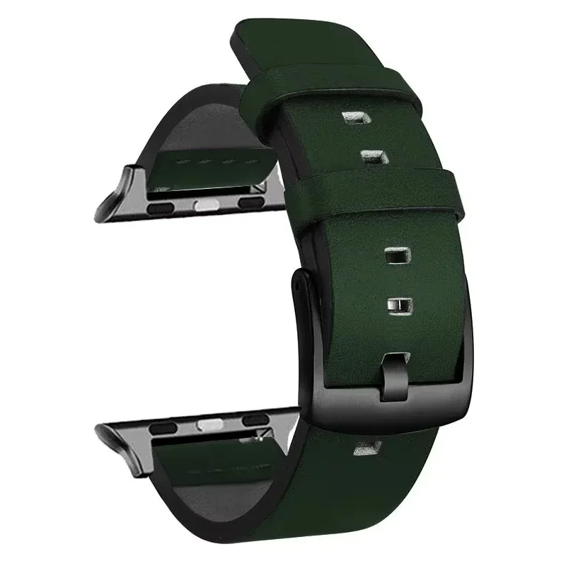 Leren band voor Apple Watch Band Ultra 2 49 mm 46 mm 45 mm 44 mm 42 mm Sport ademende band IWatch-serie 10 9 8 7 6 5 4 SE 3