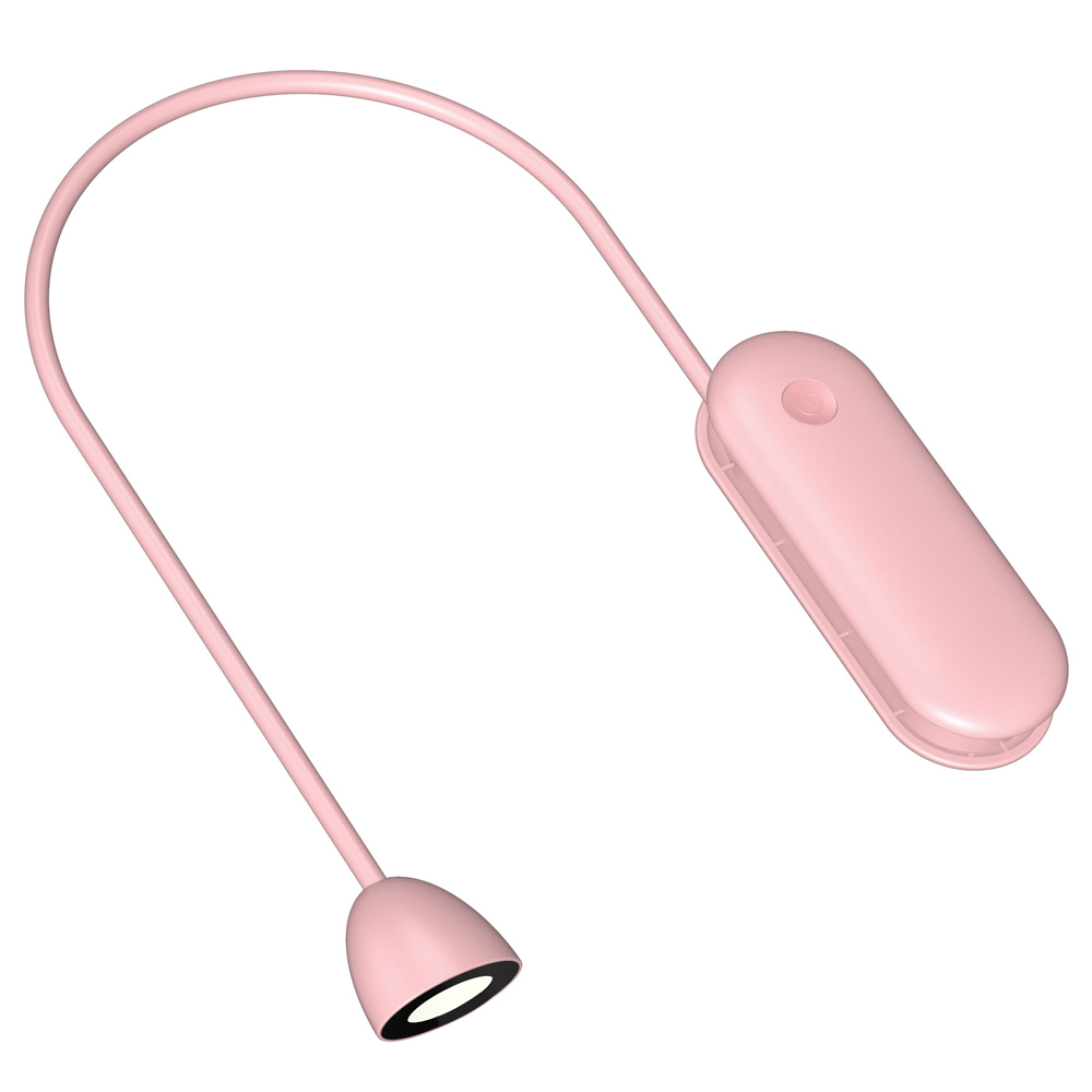 LED-Hals Lese lampe, Buch Licht im Bett, einstellbare Helligkeit Schreibtisch lampe, biegbare Arme für die Reparatur, Nacht laufen, Gehen: WHITE