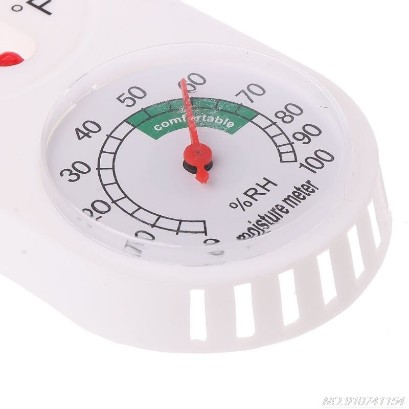 Indoor Outdoor Wall Hung Thermometer Hygrometer Garden Office Temperature Logger D04 20