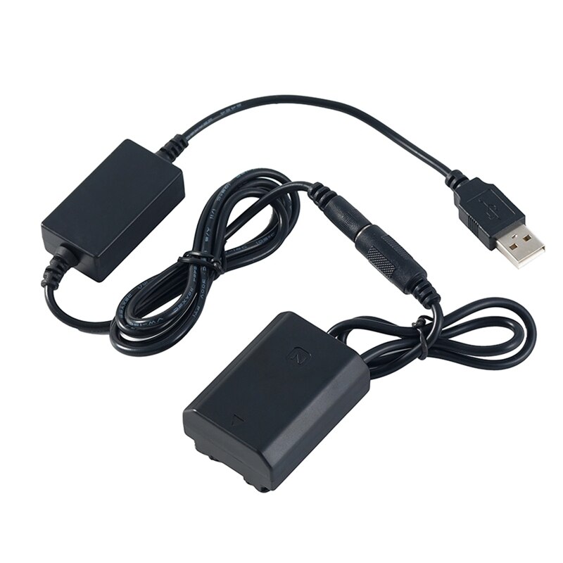 Dc-koppler-ersatz-np- -fz100- dummy-akku-netzteil für sony  a9/a9r/a7r , 3/a7s , 3/a7iii , /a7r , 4/a6600 -kameras