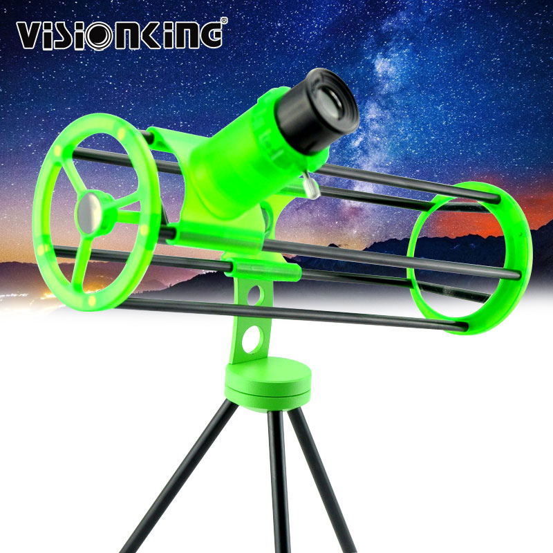 Visionking 76300 Astronomical Telescope Space Newtonian Reflector Child Sky Observation Science Experiment Simulate