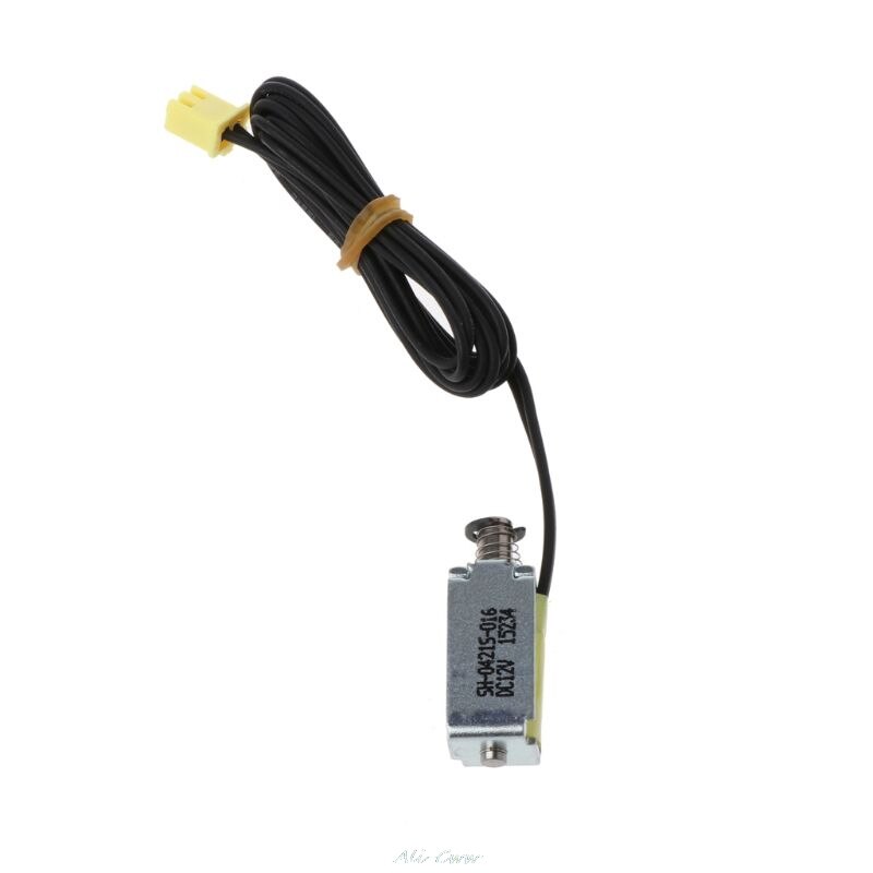 Micro Mini-electroimán de válvula solenoide, marco abierto, imán de tirón de empuje, DC 12V