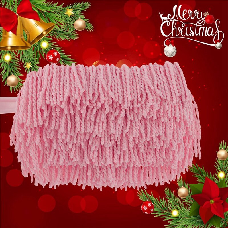 Plumeau à plumes rose et blanc réutilisable, pour le nettoyage des crevasses et des meubles, dépoussiérage électrostatique, 2 pièces